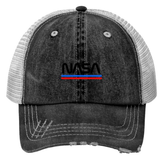 Discover NASA Print Trucker Hats