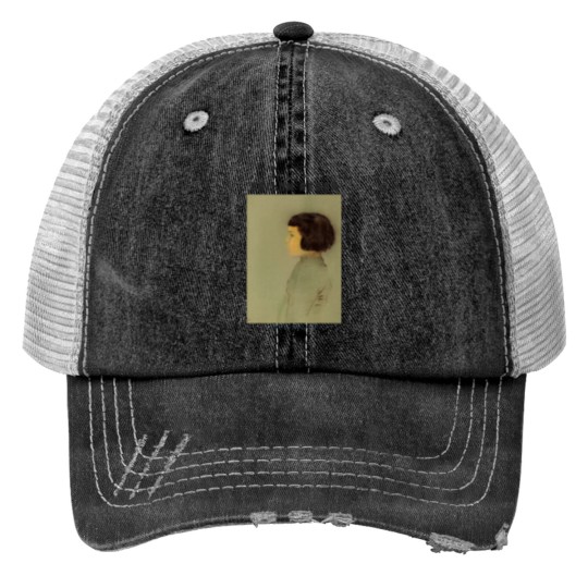 Discover Young Woman in Profile (1910) by Odilon Redon Print Trucker Hats