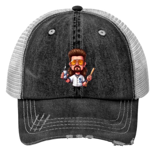Discover eastbound and down (2) Print Trucker Hats
