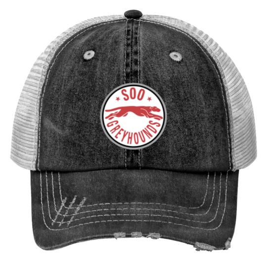 Discover Soo-Greyhounds Print Trucker Hats