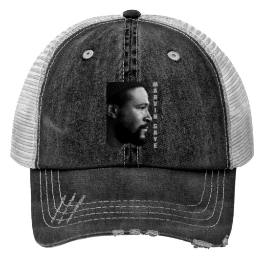 Discover Marvin Gaye Print Trucker Hats