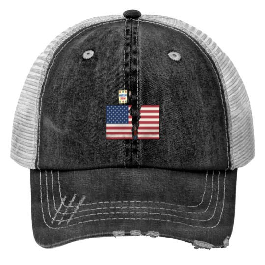 Discover America's dream is to become the most developed country Print Trucker Hats