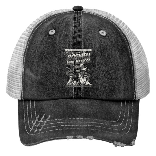 Discover Welcome to Roswell Sticker Print Trucker Hats