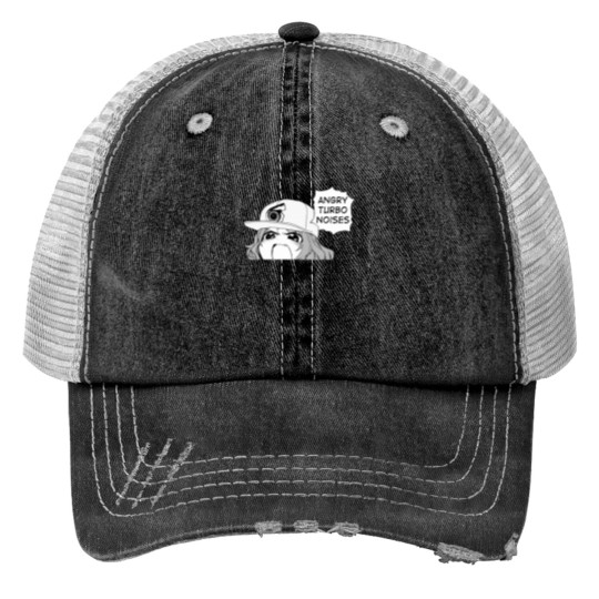 Discover Turbo Angry Noises Active Print Trucker Hats