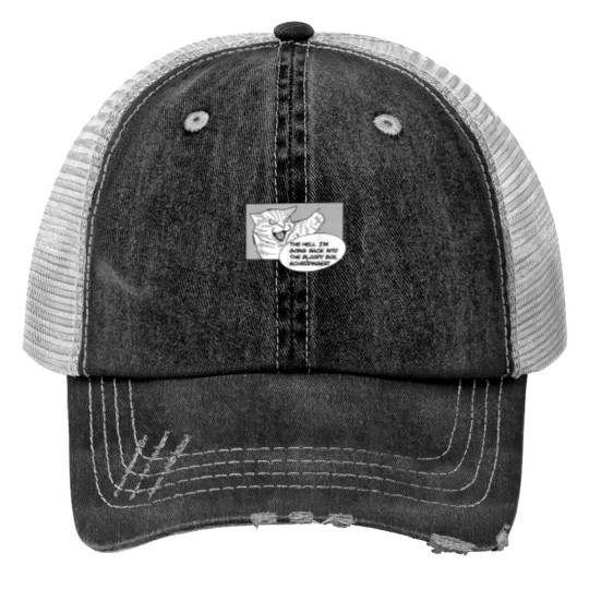 Discover Schrodingers cat Print Trucker Hats