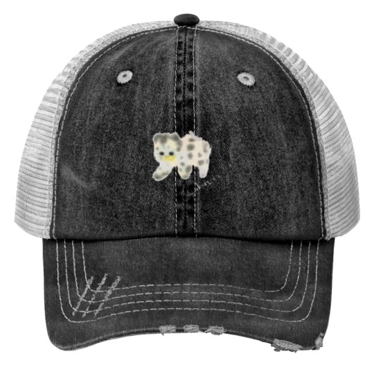 Discover Clairo Merch Charm Cat Print Trucker Hats