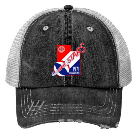 Discover Defunct Utah Stars 1971 ABA Champs - Utah - Print Trucker Hat
