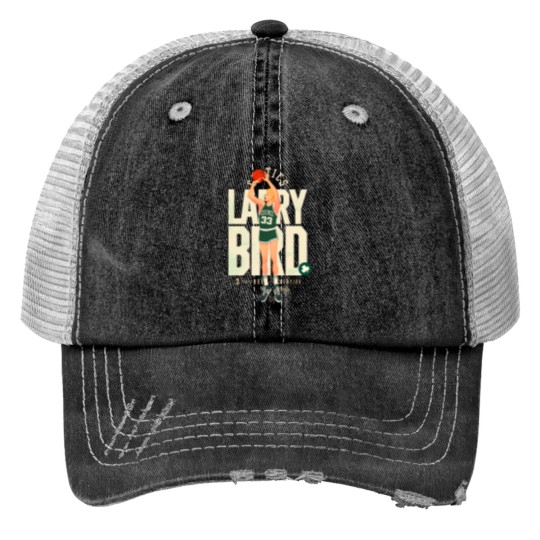 Discover Larry Bird - Larry Bird - Print Trucker Hat