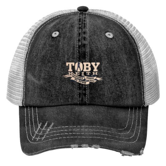 Discover Tobys Keith Print Trucker Hats