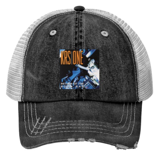 Discover KRS One The Return of the Boom BAP Print Trucker Hats