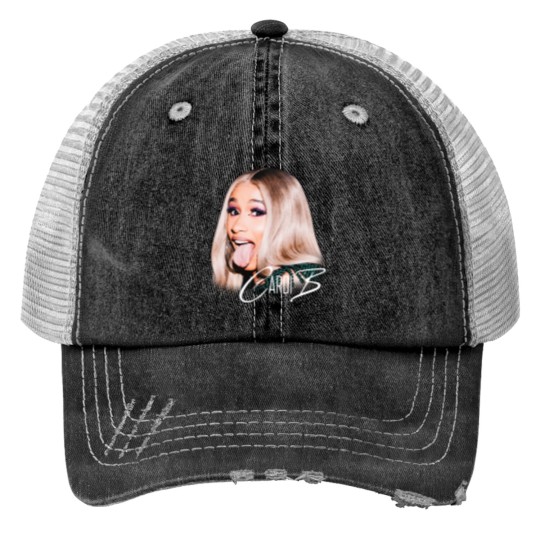 Discover Cardi B Rap Print Trucker Hats, Cardi B Concert 2023 Print Trucker Hats