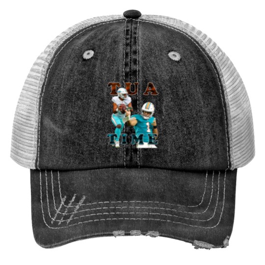 Discover Tua Time Print Trucker Hats, Tua Time Print Trucker Hats