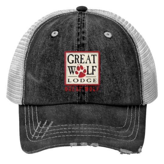 Discover Great Wolf Lodge Logo Essential Print Trucker Hats