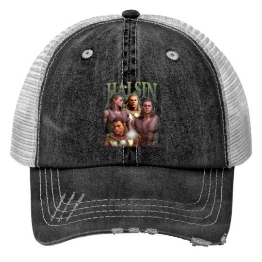 Discover Limited Halsin Baldurs Gate 3 Vintage Print Trucker Hats, Baldurs Gate 3 Fan Gift