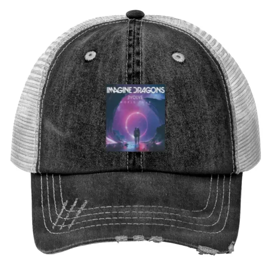 Discover Imagine dragons Classic Kids Print Trucker Hats