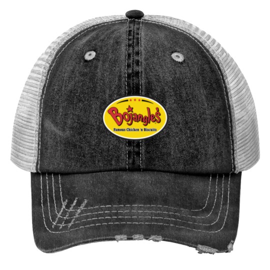 Discover Bojangles Famous Chicken N Biscuits Gift Halloween Day, Thanksgiving, Christmas Day Print Trucker Hats