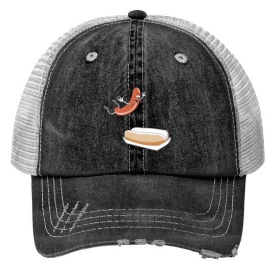 Discover Happy Hot Dog Print Trucker Hats - Power Rangers Essential Print Trucker Hats