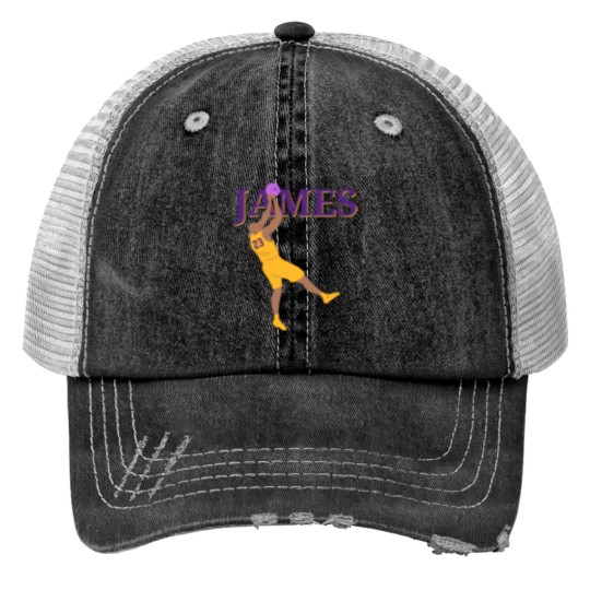 Discover Lebron James lebron james Print Trucker Hats