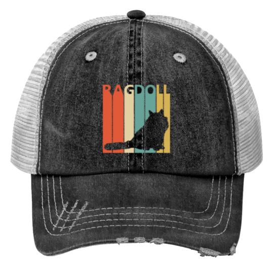 Discover Vintage Ragdoll Cat Owner Gift - Ragdoll Cat - Print Trucker Hats