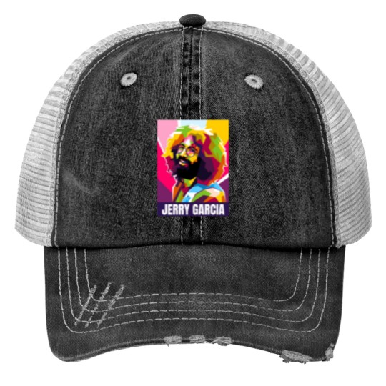 Discover Jerry Garcia - Jerry Garcia - Print Trucker Hats