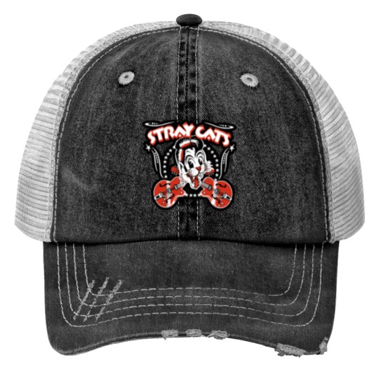 Discover Animals Music Band STRAY CATS BAND ARTWORK Print Trucker Hats