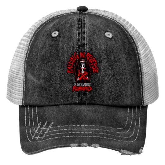 Discover Falling In Reverse I'm Not a Vampire Revamped Print Trucker Hats