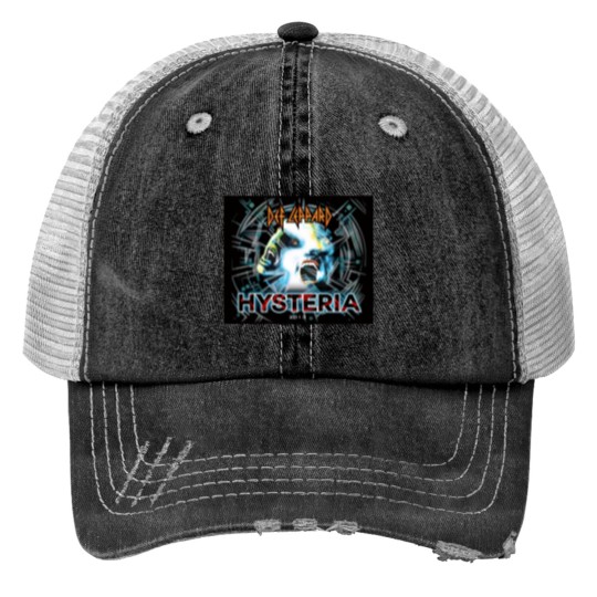 Discover hysteria Print Trucker Hats
