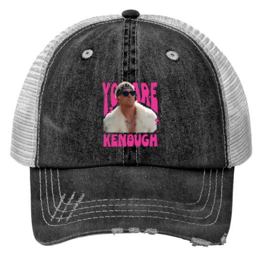 Discover I Am Kenough Print Trucker Hat