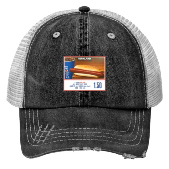 Discover Costco Kirkland Hotdog Glizzy Combo Unisex Print Trucker Hats