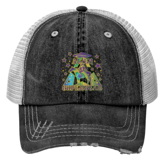 Discover Beyonce Alien Superstar Print Trucker Hats, Renaissance Era Print Trucker Hats