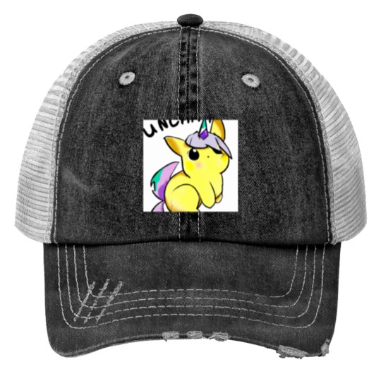 Discover Pikachuu Print Trucker Hats