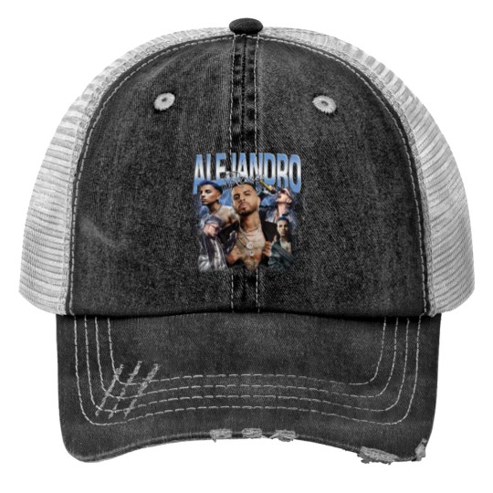 Discover Rauw Alejandro 90s Vintage Print Trucker Hats, Rauw Alejandro Bootleg