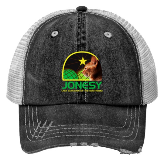 Discover Jonesy the last surviving member of the nostromo Print Trucker Hats