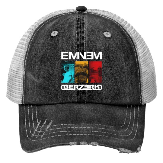 Discover Braado Men's Eminem Berzerk Print Trucker Hats