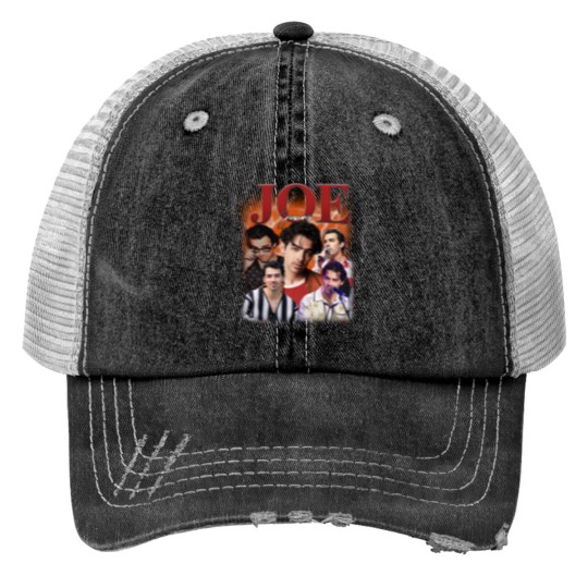 Discover Joe Jonas Print Trucker Hats, Vintage Joe Jonas 90's Print Trucker Hats