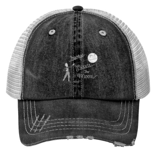 Discover George Lassos the Moon Print Trucker Hats