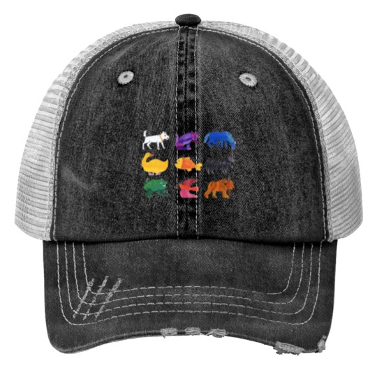 Discover Eric Carle Animals Print Trucker Hats