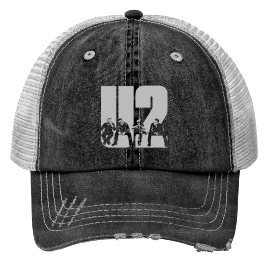 Discover U2 Print Trucker Hats - Vintage Fan Gifts Inspired by Achtung Baby