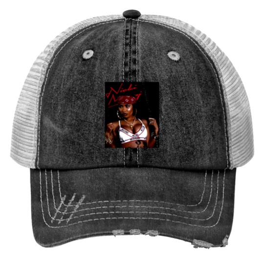 Discover Nicki Minaj - Graphic Print Trucker Hats, Nicki Minaj Tour Print Trucker Hats