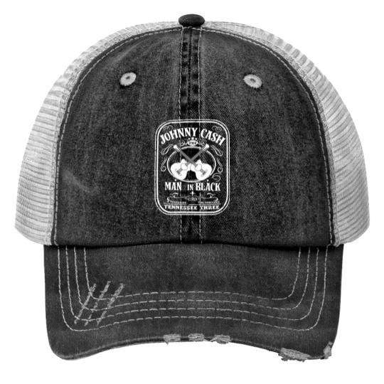 Discover Johnny Cash graphic Print Trucker Hats