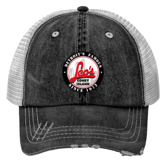 Discover leo's coney island | Active Print Trucker Hats