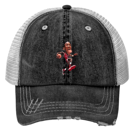 Discover Michael Jordan Print Trucker Hats | Vintage 90s Michael Jordan Print Trucker Hats