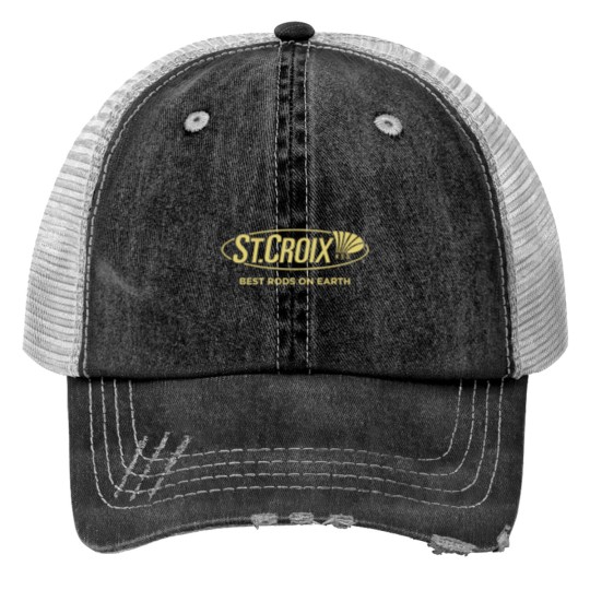 Discover St Croix Rods Print Trucker Hats