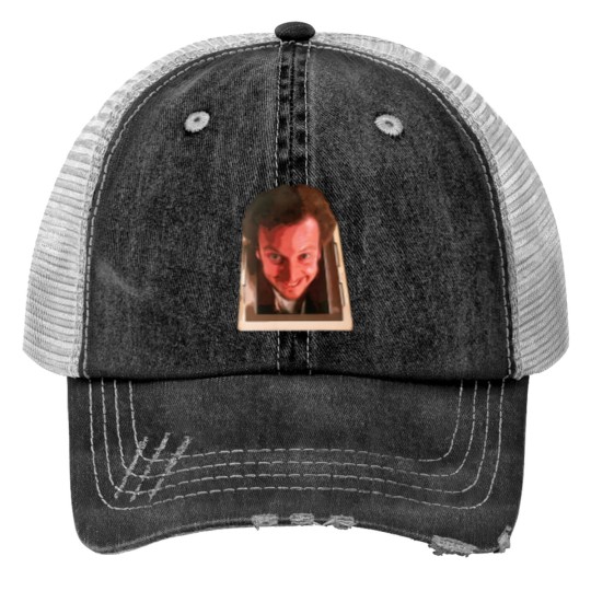 Discover Home Alone Marv Doggy Door Classic Print Trucker Hats