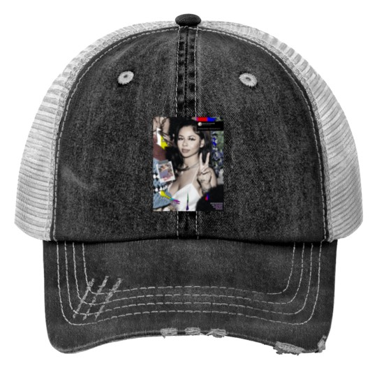 Discover Mariah The Scientist Print Trucker Hats,Mariah The Scientist Blowing Bubbles Print Trucker Hats
