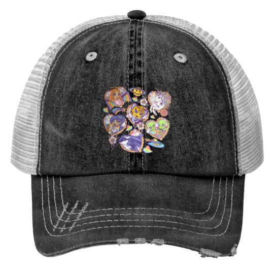 Discover 90s Frank Vibes | 90s Lisa Character Print Trucker Hats