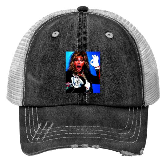 Discover DAVID LEE ROTH BAND Print Trucker Hats