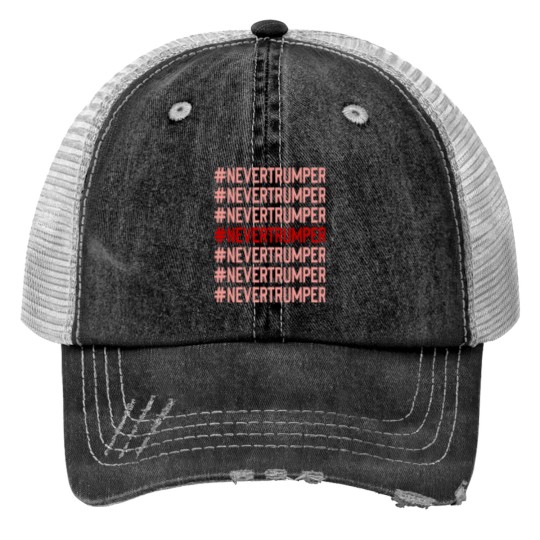 Discover never trumper Print Trucker Hats Print Trucker Hats