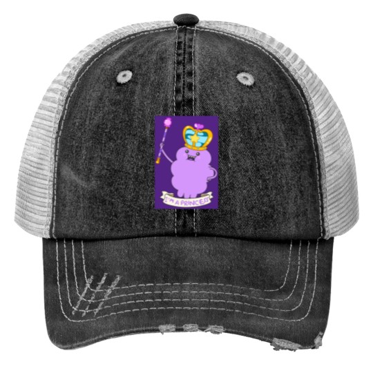 Discover Lumpy Space Princess Print Trucker Hats