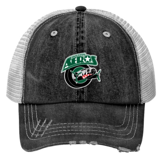 Discover Houston Aeros Print Trucker Hats